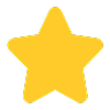Yellow star on black background